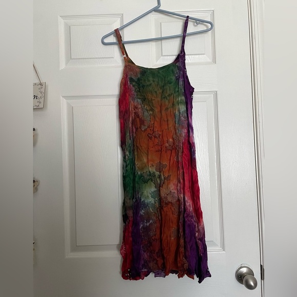 India Boutique Colorful Tie-Dye Dress - Picture 11 of 11